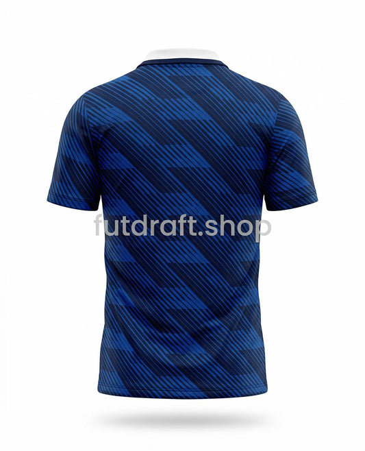 Camiseta Francia 2026 vision trasera detalle completo.