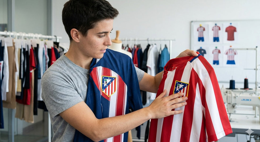 Comparacion táctil de camiseta version jugador y versionplayer.