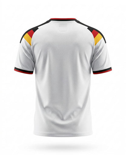 Camiseta Alemania 2026 vision trasera  detalle completo.