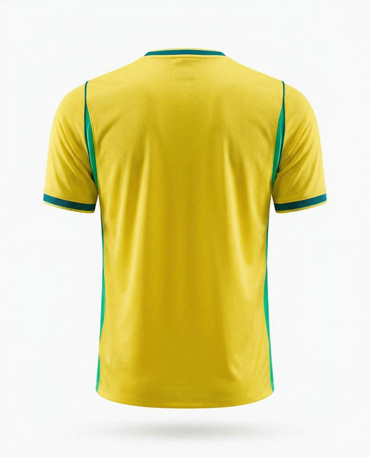 Camiseta Brasil 2026 vision traser detalle completo.