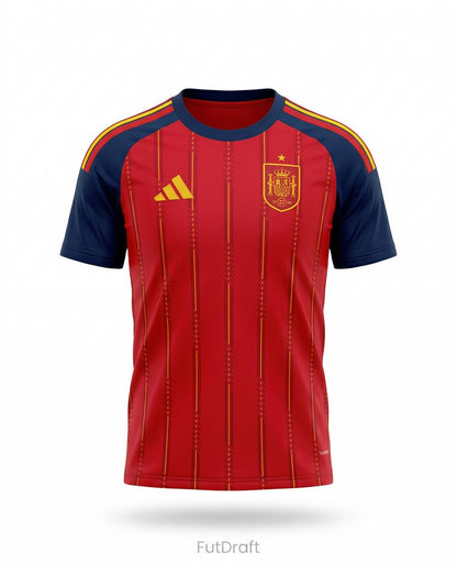 Camiseta España 2026 a detalle completo.