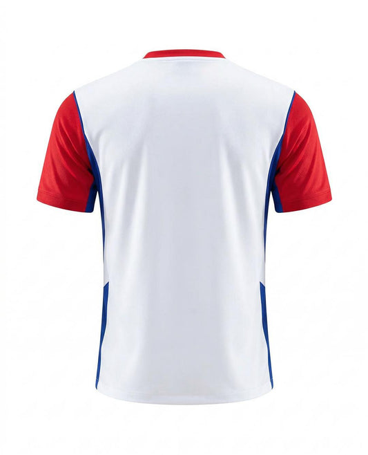 Camiseta Croacia 2026 Vista trasera detalle completo.