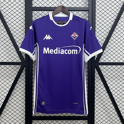 Camiseta Fiorentina 2025/26 Local – Vista frontal en color violeta
