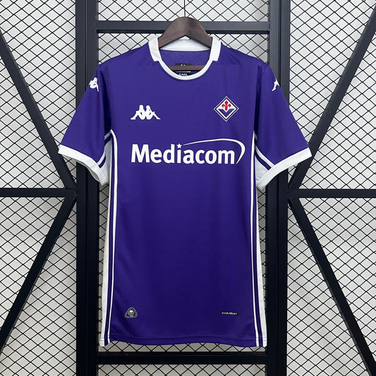 Camiseta Fiorentina 2025/26 Local – Vista frontal en color violeta