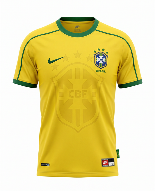 Camiseta Brasil 1998 Retro